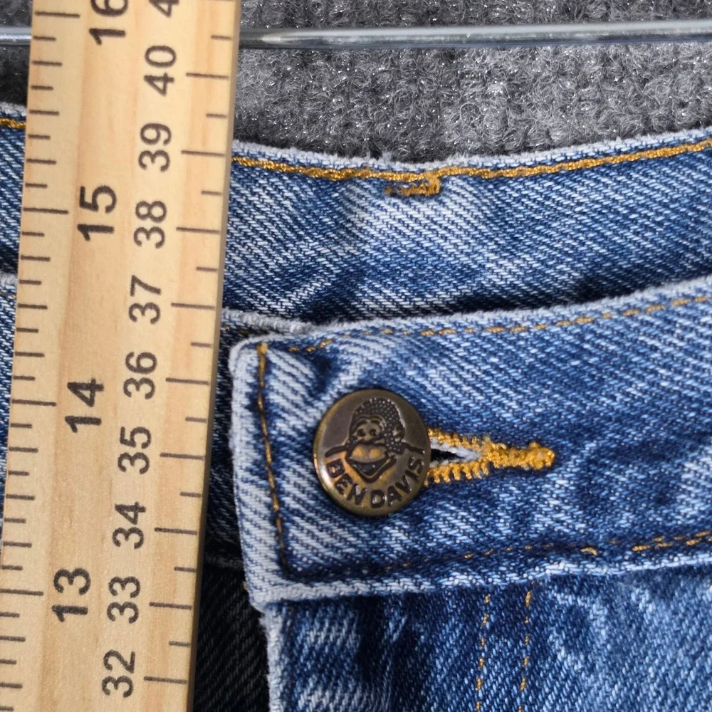 Ben‎ Davis Jeans Mens 48x28 Relaxed Carpenter Workwear Baggy Washed Indigo